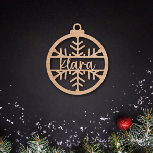 Personalized Name Wooden Ornament - Christmas Gift for Family Members, Mom, Dad 4 PersonalizedNameWoodenOrnament5.png