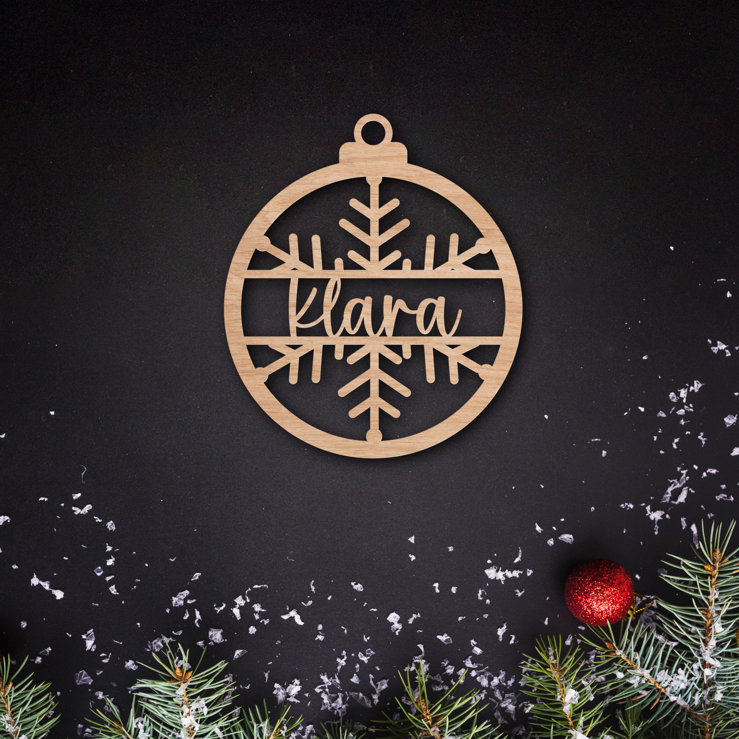 Personalized Name Wooden Ornament – Christmas Gift for Family Members, Mom, Dad Personalized Name Wooden Ornament – Christmas Gift for Family Members, Mom, Dad