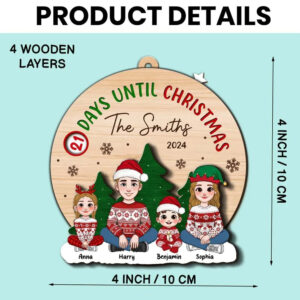 Countdown Until Christmas - Personalized Christmas Family Countdown Ornament 5 3c652c223e657d650b320d740d093f3d.jpg