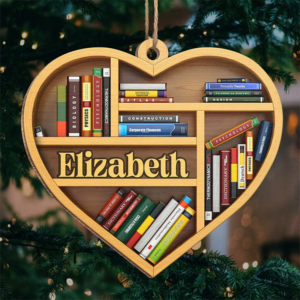 It’s A Good Day To Read – Personalized Wood Ornament – Christmas Gift For Book Lovers, Librarian