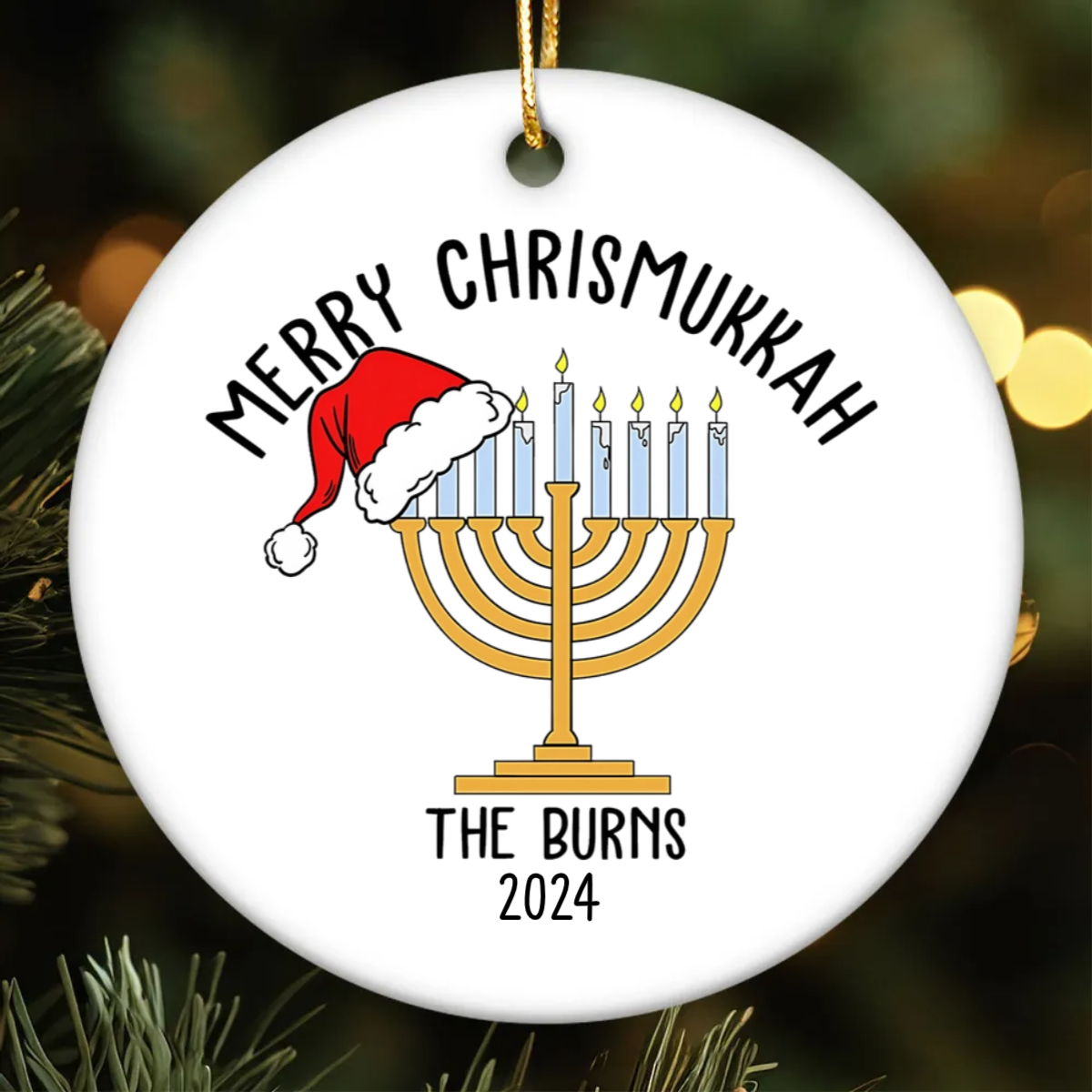 Christmas Hanukkah Ornament 2025 – Interfaith Family Gift Ideas, Jewish and Christian Family Decorations Christmas Hanukkah Ornament 2025 – Interfaith Family Gift Ideas, Jewish and Christian Family Decorations