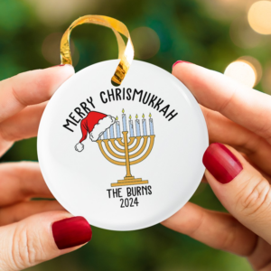 Christmas Hanukkah Ornament 2025 - Interfaith Family Gift Ideas, Jewish and Christian Family Decorations 2 Media3 ef486df5 3e75 4bbb 8297 2e667ebd6ade.png