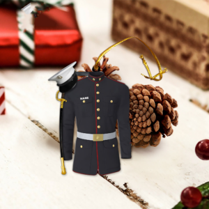 Marine Uniform 2D Flat Ornament - Personalized Custom Shaped Acrylic Ornament - Christmas Gift For Military, Army Dad, Husband 2 5 eb6cd954 e42b 48e9 9cd2 57aea85e4f00.png