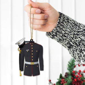 Marine Uniform 2D Flat Ornament - Personalized Custom Shaped Acrylic Ornament - Christmas Gift For Military, Army Dad, Husband 4 3 f12f2653 e463 4c45 9521 f3ce1e65c0de.png