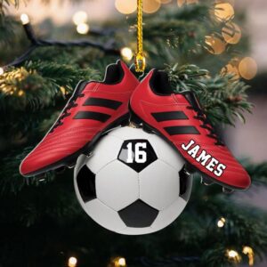 Soccer Christmas - Personalized Custom Shaped Acrylic Ornament - Christmas Gift for Soccer, Soccer Lover, Son/Daughter, Grandkids 1 3 d1786757 541b 4e14 996b 00508665ebdf.jpg