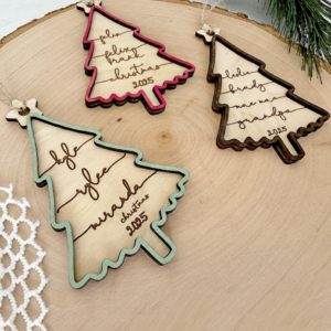 Family Christmas Tree - Personalized Custom 2-layered Wood Ornament - Christmas Gift for Family Members 1 Family Christmas Tree 2.png