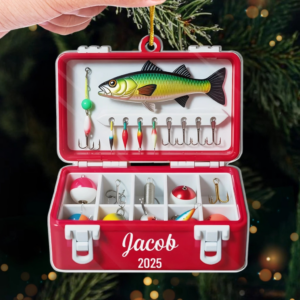 The Best Catch Of The Season Fishing Christmas - Personalized Custom Shaped Acrylic Ornament - Christmas Gift For Him, for Dad, Fishing Lovers 2 TheBestCatchOfTheSeason4.png