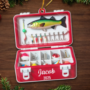 The Best Catch Of The Season Fishing Christmas - Personalized Custom Shaped Acrylic Ornament - Christmas Gift For Him, for Dad, Fishing Lovers 3 TheBestCatchOfTheSeason5.png