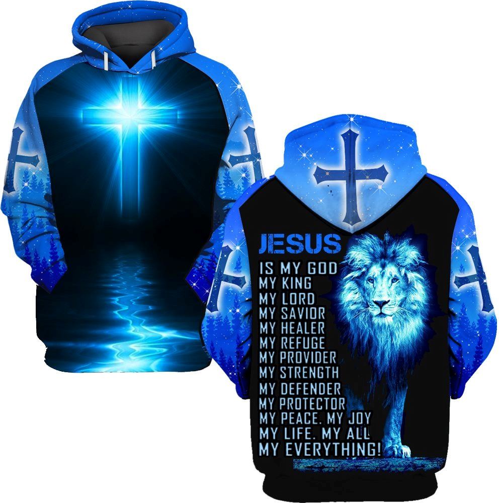 Lion Jesus Is My God My King My Lord My Savior My Healer Hoodies Jesus Hoodie Men & Women, God 3D Printed Hoodie, Christian Apparel Hoodies Lion Jesus Is My God My King My Lord My Savior My Healer Hoodies Jesus Hoodie Men & Women, God 3D Printed Hoodie, Christian Apparel Hoodies