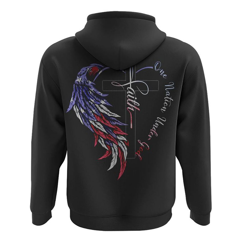 One Nation Under God Heart Wings All Over Print 3D Hoodie, Christian Hoodie, Christian Sweatshirt, Bible Verse Shirt One Nation Under God Heart Wings All Over Print 3D Hoodie, Christian Hoodie, Christian Sweatshirt, Bible Verse Shirt