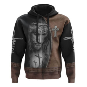 Faith Over Fear Jesus Cross Leather All Over Print 3D Hoodie Christian Hoodie Christian Sweatshirt Bible Verse Shirt 3 o6tlsj.jpg