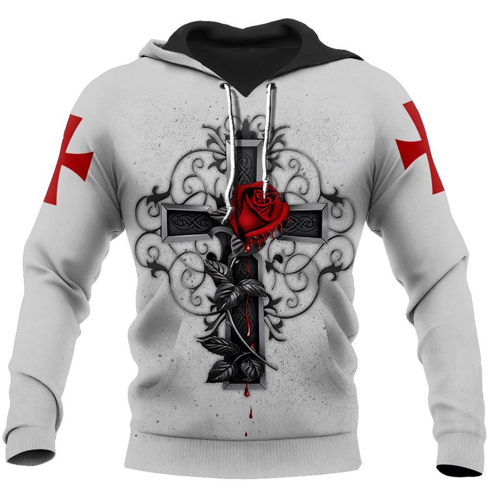 Printed With Crosses And Roses God 3D Hoodie For Man And Women, Jesus Printed 3D Hoodie Printed With Crosses And Roses God 3D Hoodie For Man And Women, Jesus Printed 3D Hoodie
