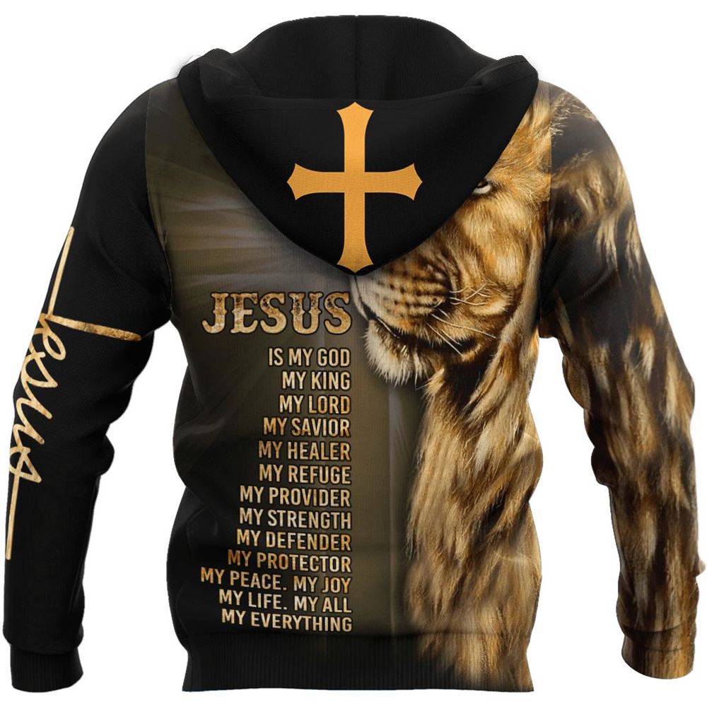 Lion Jesus Is My Savior God 3D Hoodie For Man And Women, Jesus Printed 3D Hoodie Lion Jesus Is My Savior God 3D Hoodie For Man And Women, Jesus Printed 3D Hoodie