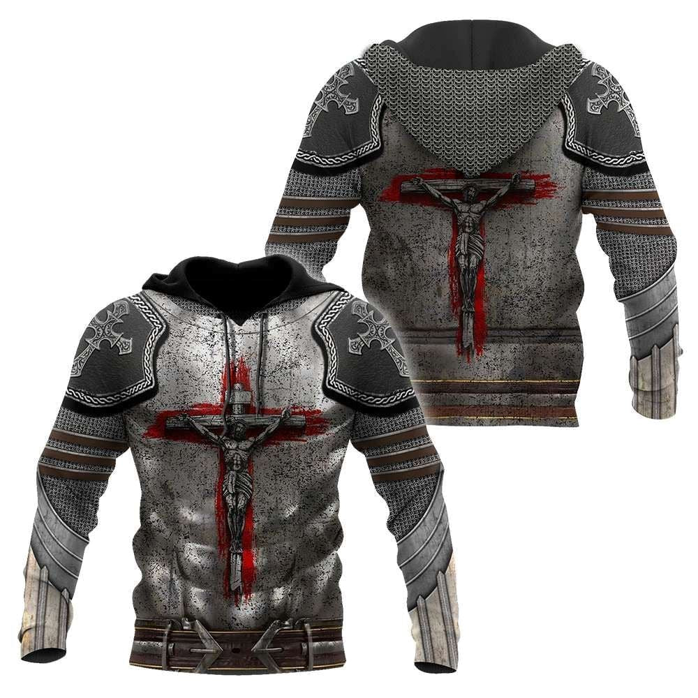 Knight Armor Of God 3D Hoodie For Man And Women, Jesus Printed 3D Hoodie Knight Armor Of God 3D Hoodie For Man And Women, Jesus Printed 3D Hoodie