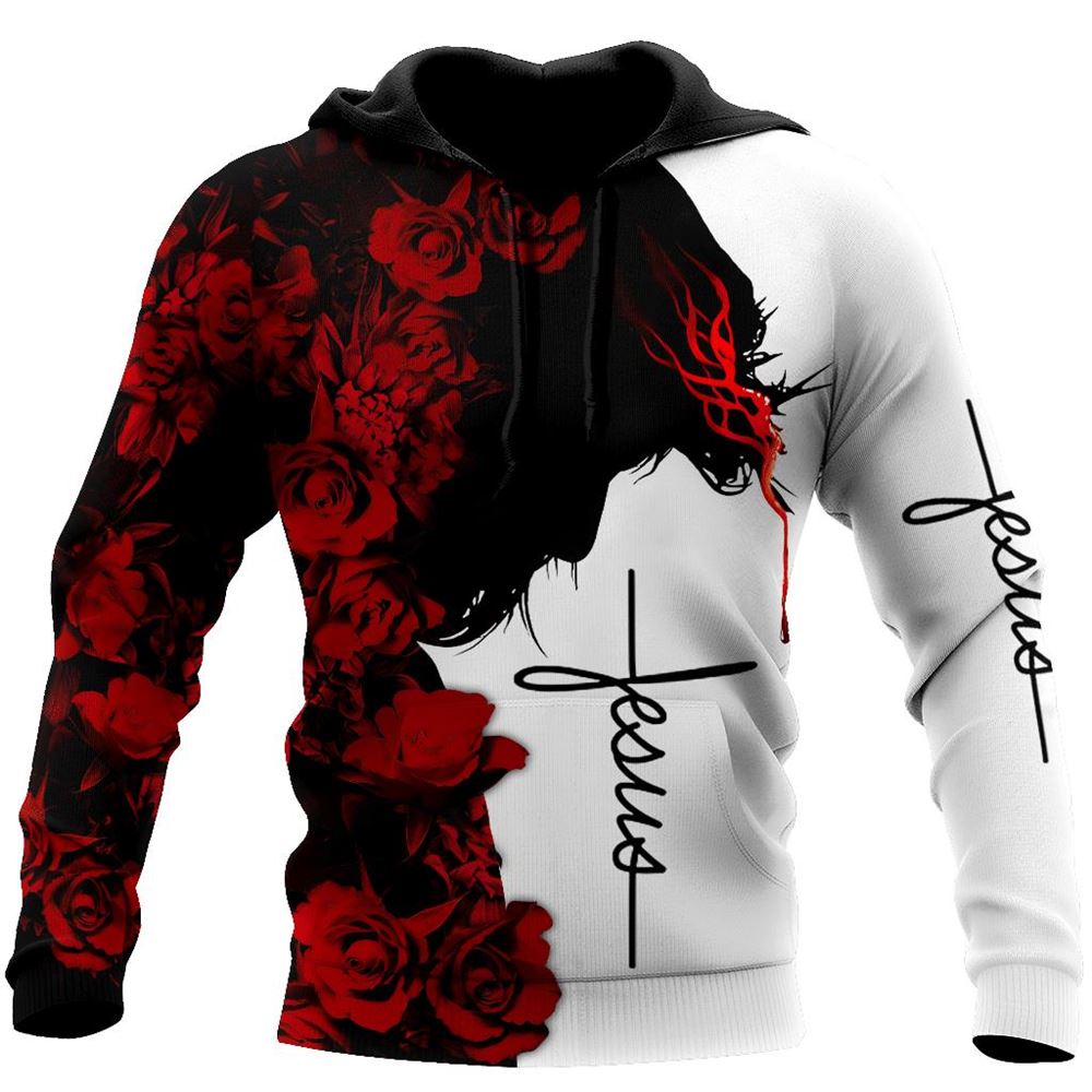 Jesus Christ With Roses Jesus Is My Healer God 3D Hoodie For Man And Women, Jesus Printed 3D Hoodie Jesus Christ With Roses Jesus Is My Healer God 3D Hoodie For Man And Women, Jesus Printed 3D Hoodie