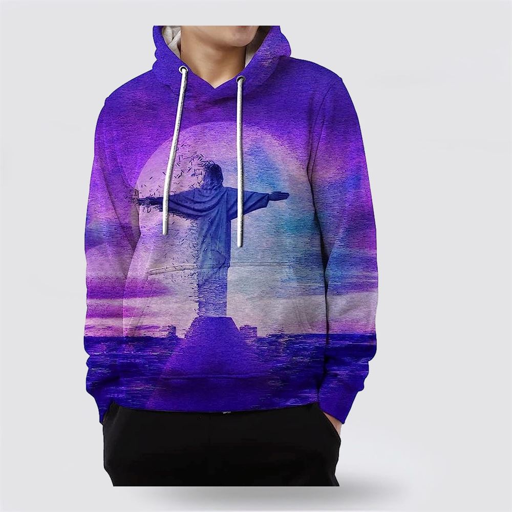 Jesus Statue Pattern 3D Hoodies For Women Men, God 3D Printed Hoodie, Christian Apparel Hoodies Jesus Statue Pattern 3D Hoodies For Women Men, God 3D Printed Hoodie, Christian Apparel Hoodies