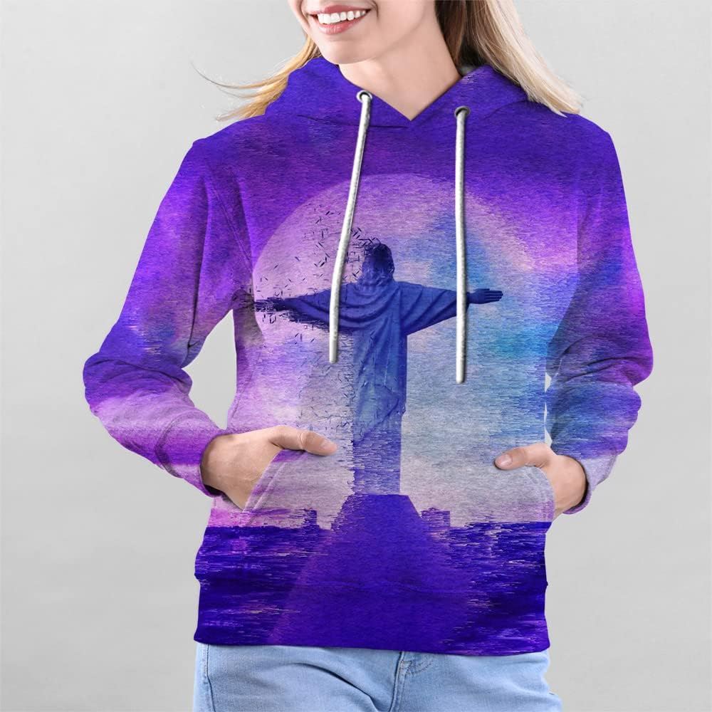 Jesus Statue Pattern 3D Hoodies For Women Men, God 3D Printed Hoodie, Christian Apparel Hoodies Jesus Statue Pattern 3D Hoodies For Women Men, God 3D Printed Hoodie, Christian Apparel Hoodies