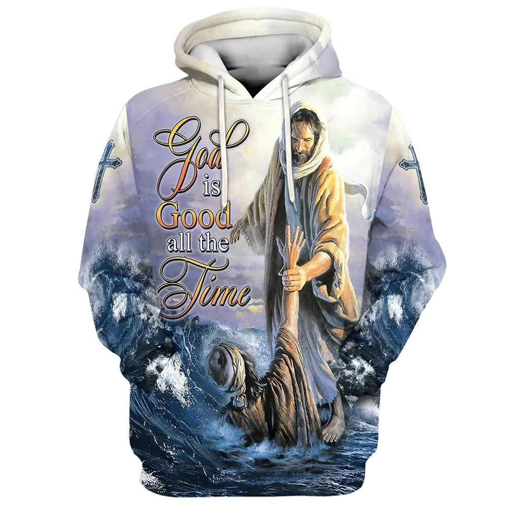 Jesus Peter Walking On Water 3D Hoodie God Is Good All The Time Hoodies Jesus Hoodie, God 3D Printed Hoodie, Christian Apparel Hoodies Jesus Peter Walking On Water 3D Hoodie God Is Good All The Time Hoodies Jesus Hoodie, God 3D Printed Hoodie, Christian Apparel Hoodies