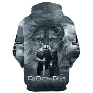 Faith Over Fear Hoodie Lion And Warriors Hoodies Men Women God 3D Printed Hoodie Christian Apparel Hoodies 2 y6pw6r.jpg