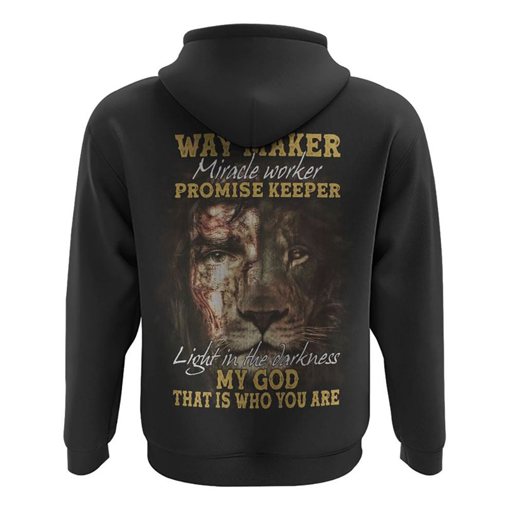 Way Maker Miracle Worker Vintage Lion Jesus Half Face All Over Print 3D Hoodie, Christian Hoodie, Christian Sweatshirt, Bible Verse Shirt Way Maker Miracle Worker Vintage Lion Jesus Half Face All Over Print 3D Hoodie, Christian Hoodie, Christian Sweatshirt, Bible Verse Shirt