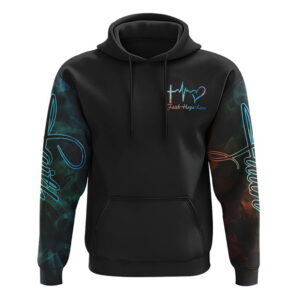 Way Maker Miracle Worker Jesus Lion Lamb All Over Print 3D Hoodie, Christian Hoodie, Christian Sweatshirt, Bible Verse Shirt