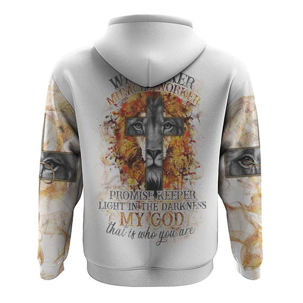 Way Maker Miracle Worker Half Lion Smoke All Over Print 3D Hoodie, Christian Hoodie, Christian Sweatshirt, Bible Verse Shirt Way Maker Miracle Worker Half Lion Smoke All Over Print 3D Hoodie, Christian Hoodie, Christian Sweatshirt, Bible Verse Shirt
