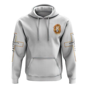 Way Maker Miracle Worker Faith Lion Watercolor All Over Print 3D Hoodie, Christian Hoodie, Christian Sweatshirt, Bible Verse Shirt