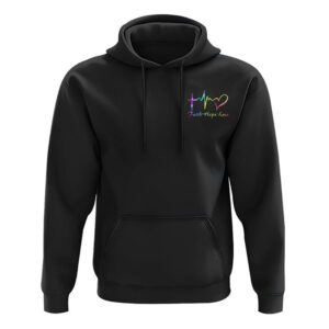 Way Maker Miracle Worker Faith Cross Wing Colorful All Over Print 3D Hoodie, Christian Hoodie, Christian Sweatshirt, Bible Verse Shirt