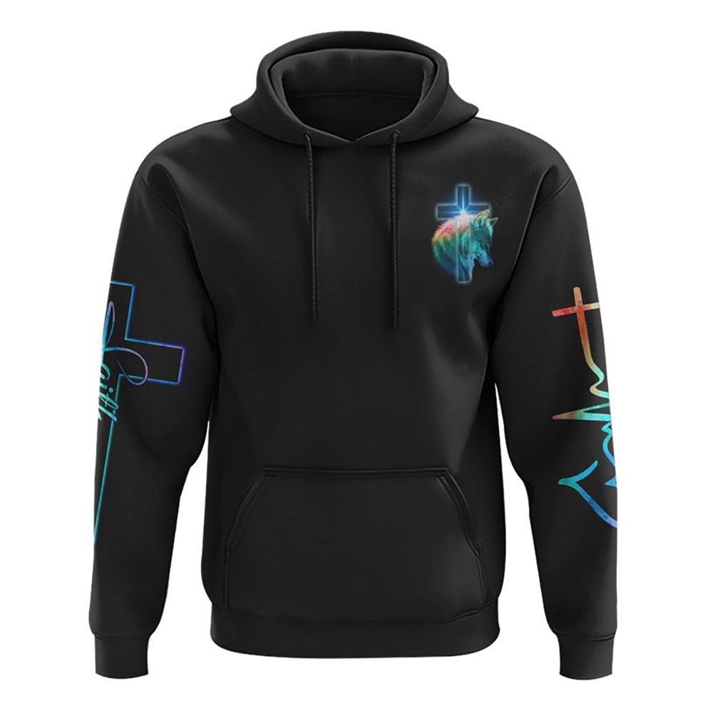 Way Maker Miracle Worker Cross Wolf All Over Print 3D Hoodie, Christian Hoodie, Christian Sweatshirt, Bible Verse Shirt Way Maker Miracle Worker Cross Wolf All Over Print 3D Hoodie, Christian Hoodie, Christian Sweatshirt, Bible Verse Shirt
