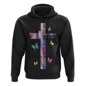 Way Maker Miracle Worker Colorful Butterfly All Over Print 3D Hoodie, Christian Hoodie, Christian Sweatshirt, Bible Verse Shirt