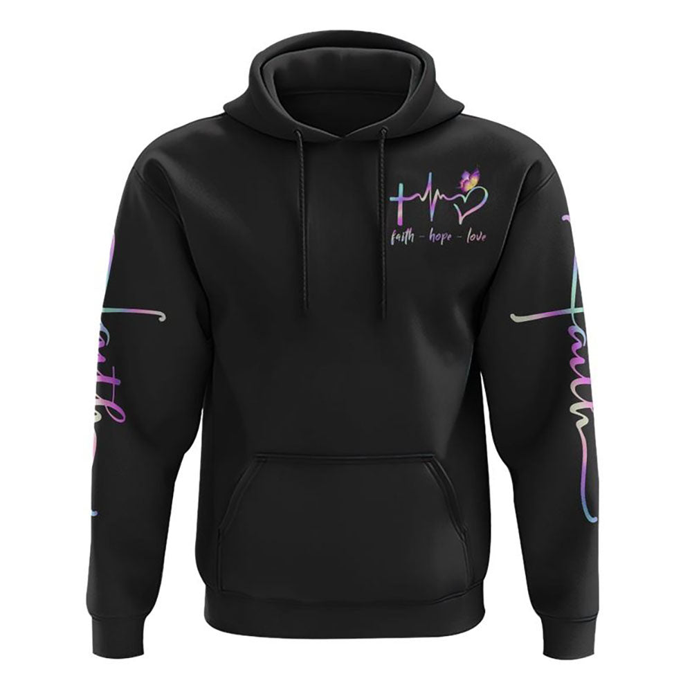 Way Maker Miracle Worker Butterfly Half Cross Text All Over Print 3D Hoodie, Christian Hoodie, Christian Sweatshirt, Bible Verse Shirt Way Maker Miracle Worker Butterfly Half Cross Text All Over Print 3D Hoodie, Christian Hoodie, Christian Sweatshirt, Bible Verse Shirt