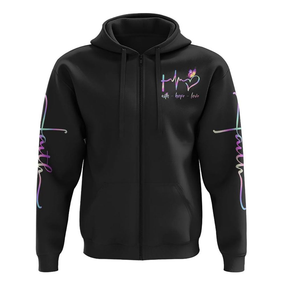 Way Maker Miracle Worker Butterfly Half Cross Text All Over Print 3D Hoodie, Christian Hoodie, Christian Sweatshirt, Bible Verse Shirt Way Maker Miracle Worker Butterfly Half Cross Text All Over Print 3D Hoodie, Christian Hoodie, Christian Sweatshirt, Bible Verse Shirt