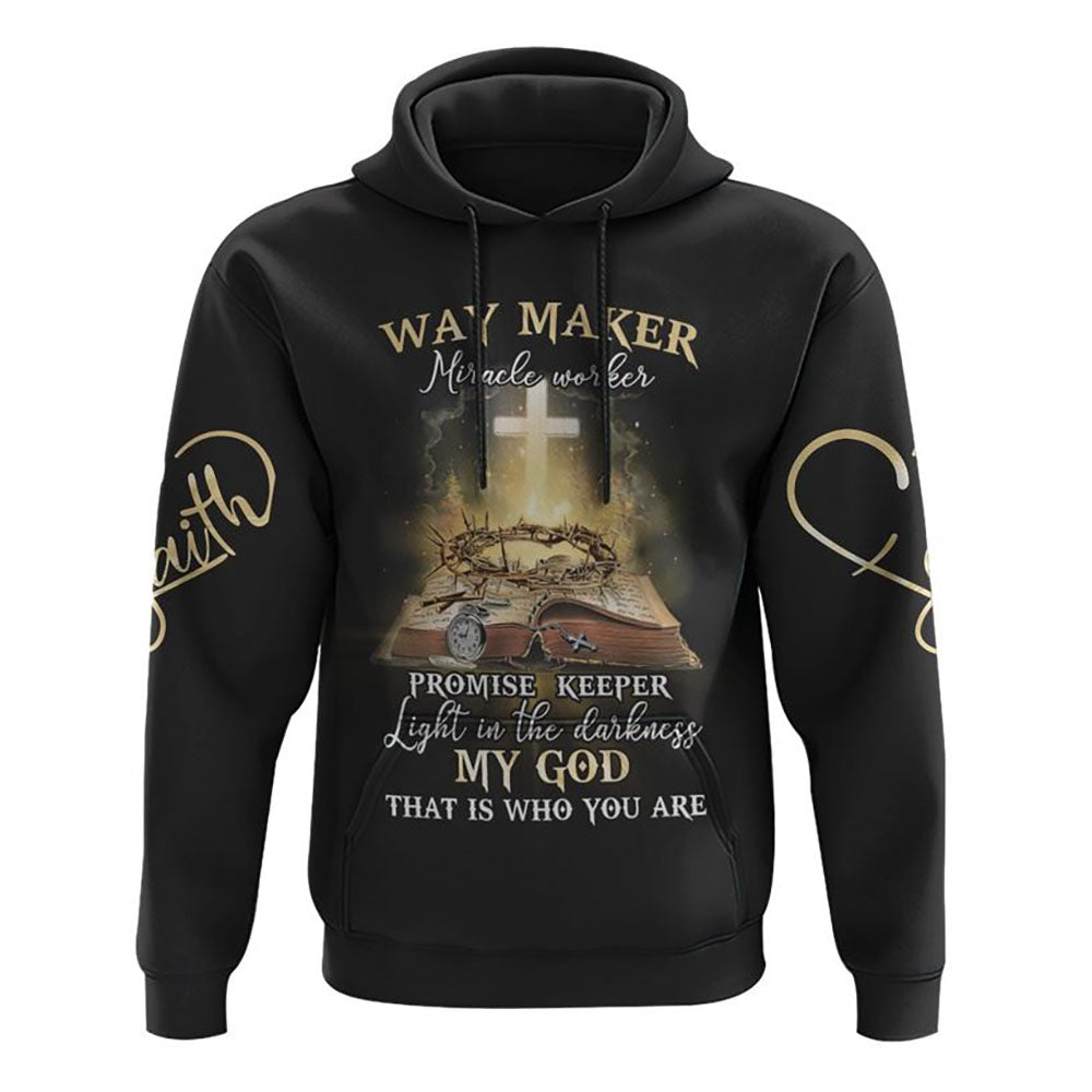Way Maker Miracle Worker Bible All Over Print 3D Hoodie, Christian Hoodie, Christian Sweatshirt, Bible Verse Shirt Way Maker Miracle Worker Bible All Over Print 3D Hoodie, Christian Hoodie, Christian Sweatshirt, Bible Verse Shirt