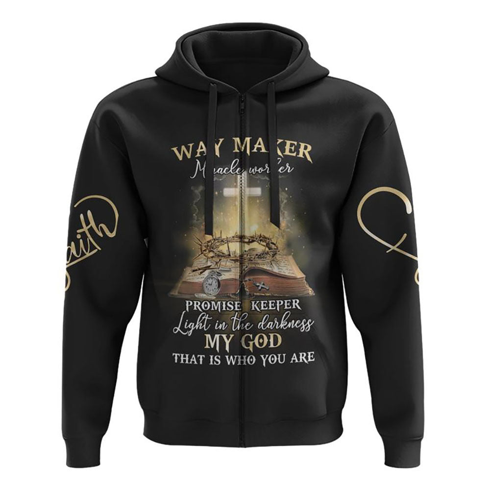 Way Maker Miracle Worker Bible All Over Print 3D Hoodie, Christian Hoodie, Christian Sweatshirt, Bible Verse Shirt Way Maker Miracle Worker Bible All Over Print 3D Hoodie, Christian Hoodie, Christian Sweatshirt, Bible Verse Shirt