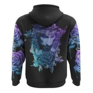 Watercolor Jesus Rose All Over Print 3D Hoodie Christian Hoodie Christian Sweatshirt Bible Verse Shirt 2 h90wmo.jpg