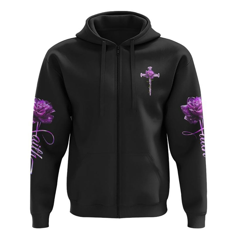 Vintage Cross Purple Rose Smoke Cross All Over Print 3D Hoodie, Christian Hoodie, Christian Sweatshirt, Bible Verse Shirt Vintage Cross Purple Rose Smoke Cross All Over Print 3D Hoodie, Christian Hoodie, Christian Sweatshirt, Bible Verse Shirt