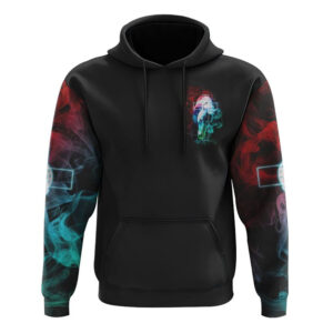 This Girl Runs On Jesus And Horse Colorful Smoke All Over Print 3D Hoodie, Christian Hoodie, Christian Sweatshirt, Bible Verse Shirt