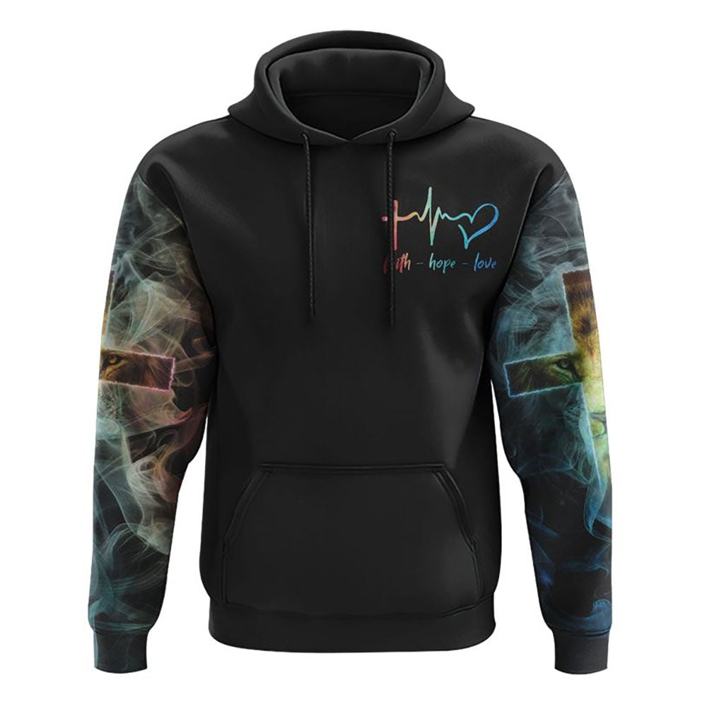 The Devil Whispered In My Ear Lion Warrior All Over Print 3D Hoodie, Christian Hoodie, Christian Sweatshirt, Bible Verse Shirt The Devil Whispered In My Ear Lion Warrior All Over Print 3D Hoodie, Christian Hoodie, Christian Sweatshirt, Bible Verse Shirt
