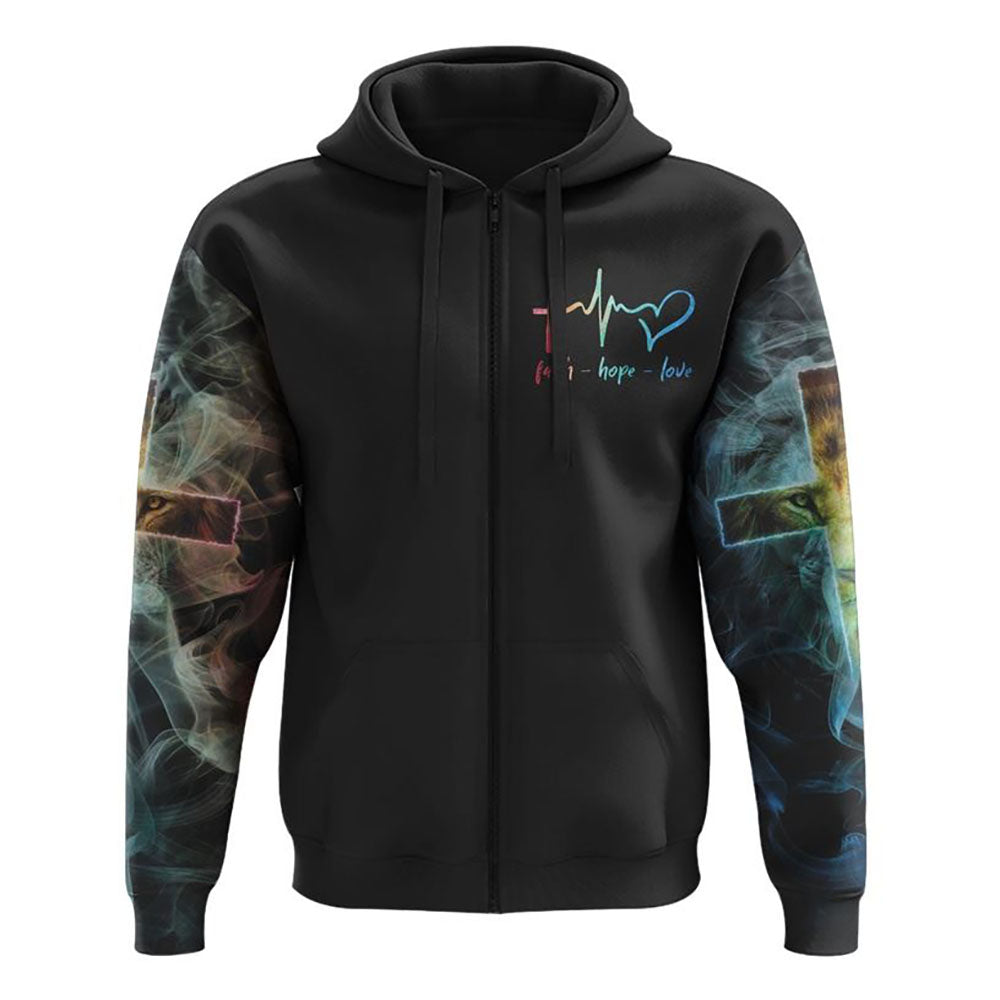 The Devil Whispered In My Ear Lion Warrior All Over Print 3D Hoodie, Christian Hoodie, Christian Sweatshirt, Bible Verse Shirt The Devil Whispered In My Ear Lion Warrior All Over Print 3D Hoodie, Christian Hoodie, Christian Sweatshirt, Bible Verse Shirt