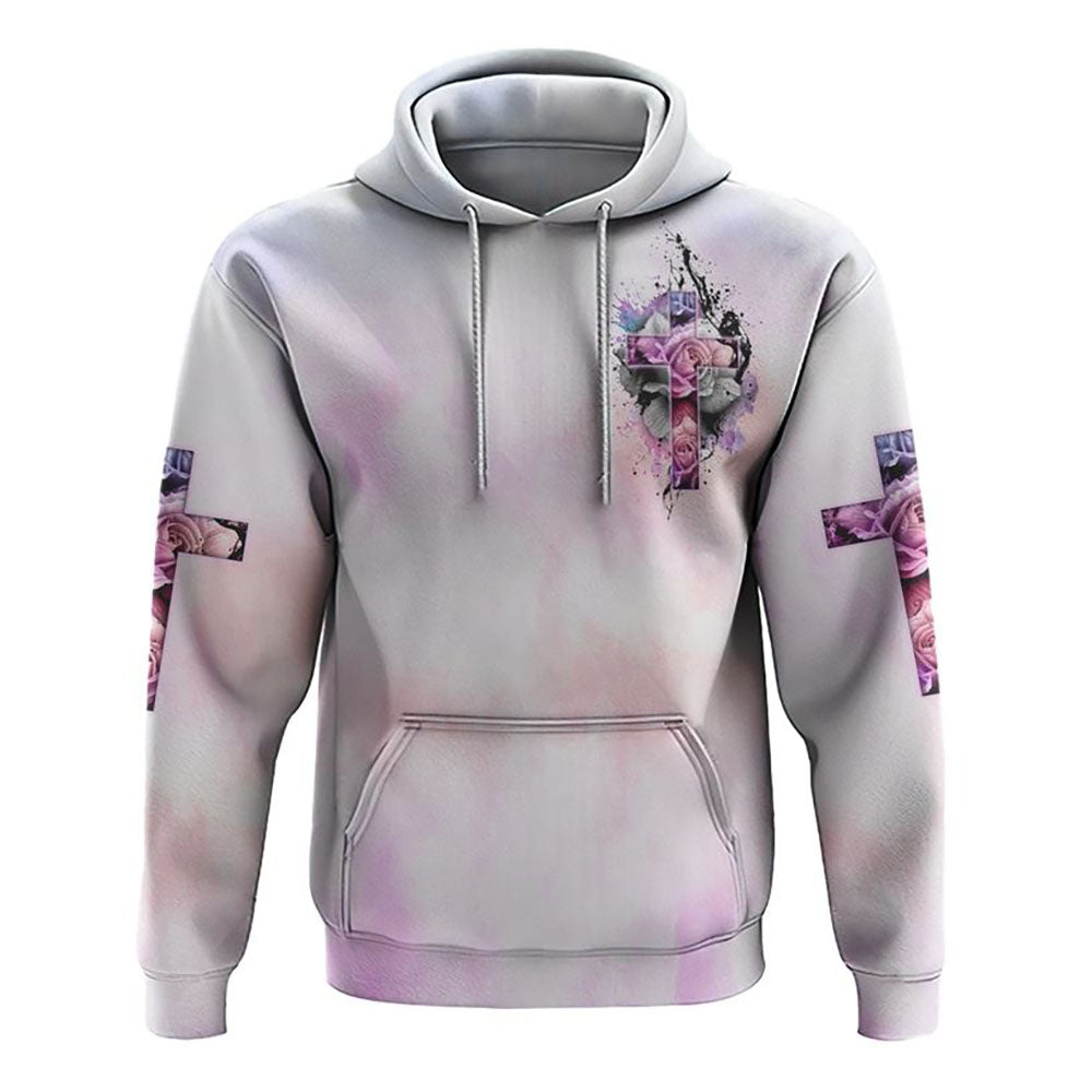 The Devil Saw Me With My Head Down Rose Cross All Over Print 3D Hoodie, Christian Hoodie, Christian Sweatshirt, Bible Verse Shirt The Devil Saw Me With My Head Down Rose Cross All Over Print 3D Hoodie, Christian Hoodie, Christian Sweatshirt, Bible Verse Shirt