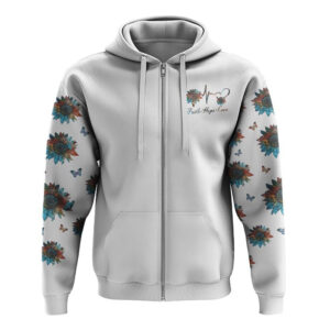 Sunflower Faith Butterfly All Over Print 3D Hoodie Christian Hoodie Christian Sweatshirt Bible Verse Shirt 3 ovamok.jpg