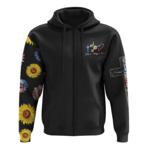 Sunflower America Faith Flag All Over Print 3D Hoodie Christian Hoodie Christian Sweatshirt Bible Verse Shirt 3 cnmmfq.jpg