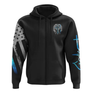 Stand For The Flag Kneel For The Cross Wings All Over Print 3D Hoodie Christian Hoodie Christian Sweatshirt Bible Verse Shirt 3 vrwmpm.jpg