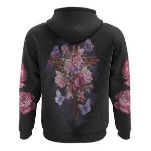 Rose Wood Cross Butterfly All Over Print 3D Hoodie Christian Hoodie Christian Sweatshirt Bible Verse Shirt 2 h1o3fo.jpg