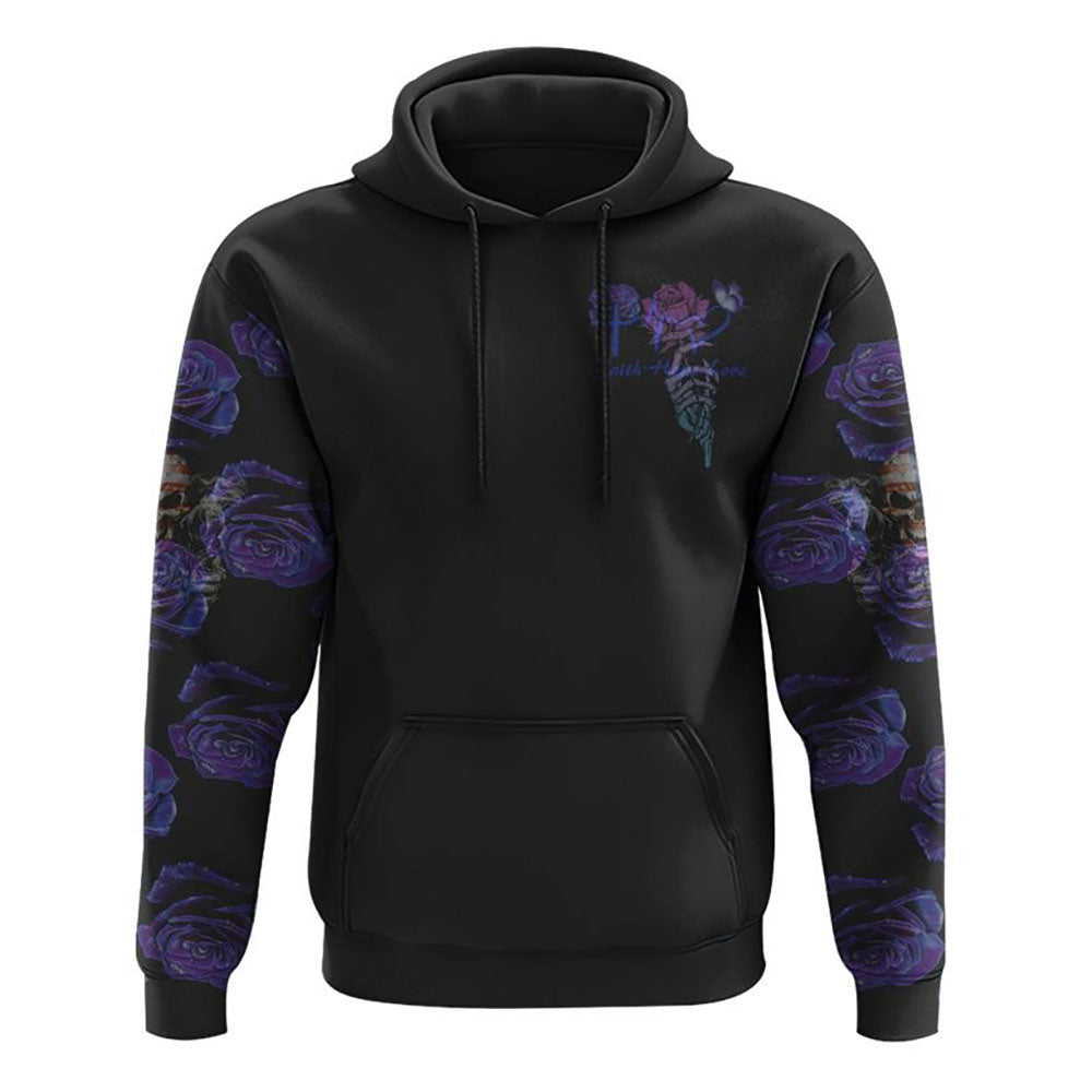 Rose Butterfly Water All Over Print 3D Hoodie, Christian Hoodie, Christian Sweatshirt, Bible Verse Shirt