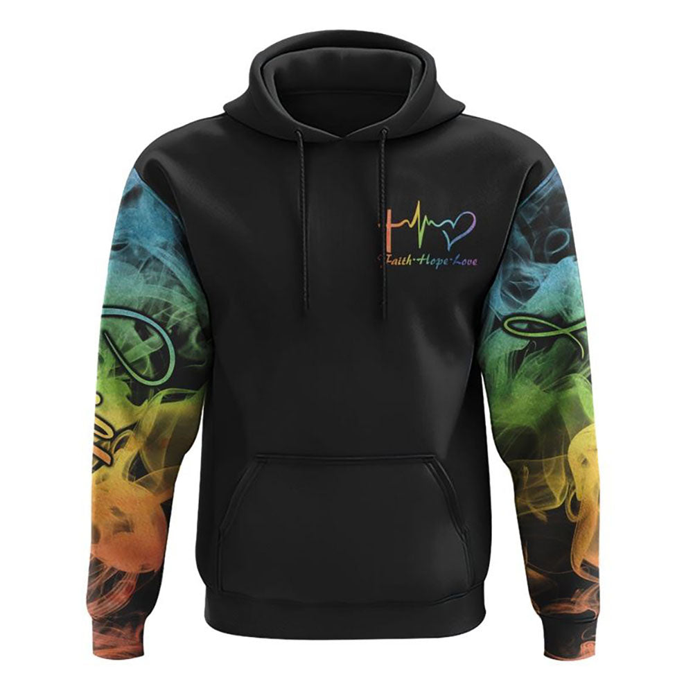 Rainbow Colorful Sunflower Faith Smoke All Over Print 3D Hoodie, Christian Hoodie, Christian Sweatshirt, Bible Verse Shirt Rainbow Colorful Sunflower Faith Smoke All Over Print 3D Hoodie, Christian Hoodie, Christian Sweatshirt, Bible Verse Shirt