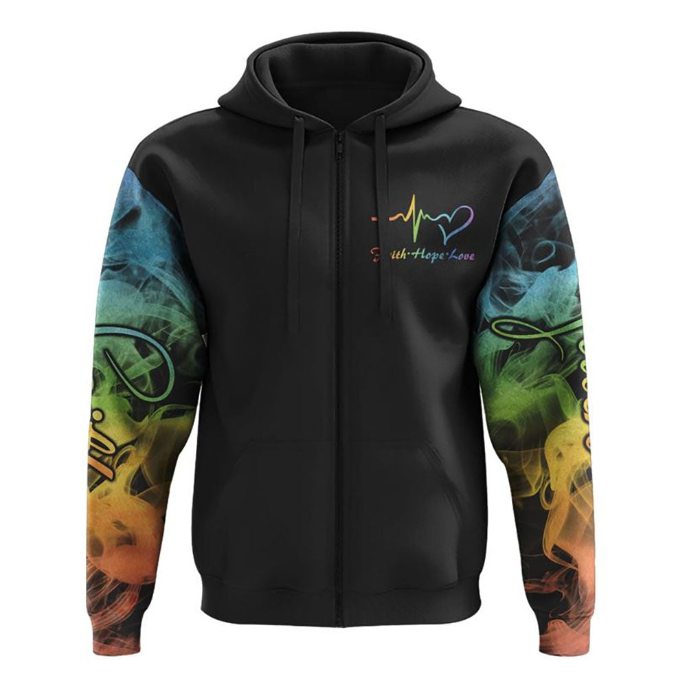 Rainbow Colorful Sunflower Faith Smoke All Over Print 3D Hoodie, Christian Hoodie, Christian Sweatshirt, Bible Verse Shirt Rainbow Colorful Sunflower Faith Smoke All Over Print 3D Hoodie, Christian Hoodie, Christian Sweatshirt, Bible Verse Shirt