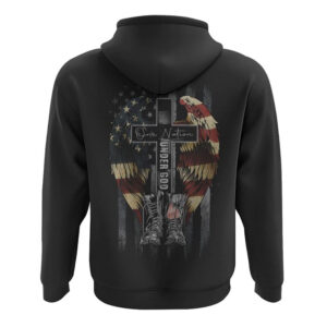 One Nation Under God Wings Veteran All Over Print 3D Hoodie Christian Hoodie Christian Sweatshirt Bible Verse Shirt 2 unxsnz.jpg
