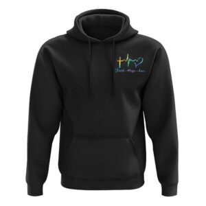 One Nation Under God Colorful Cross Flag All Over Print 3D Hoodie, Christian Hoodie, Christian Sweatshirt, Bible Verse Shirt