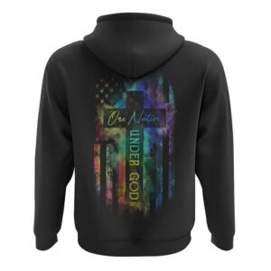 One Nation Under God Colorful Cross Flag All Over Print 3D Hoodie Christian Hoodie Christian Sweatshirt Bible Verse Shirt 2 vkg0r8.jpg